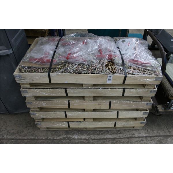 5-New Landhonor  LHRRC5400  LB  Cap  Ratchet Binder w/G70 Chains Tray Kit, 8
