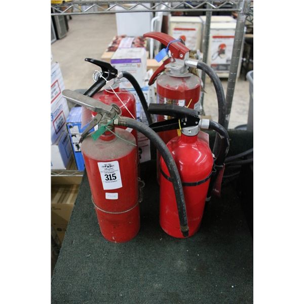 4-Fire Extinguishers - 4 X $