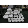 Image 1 : Mikasa Grey Trim China Set