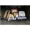 Image 1 : Basket w/Door Closure, Magnetic Envelope, Utensils, Hardware