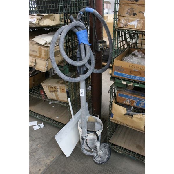 Drywall Sander, Bucket w/Masonry Tools