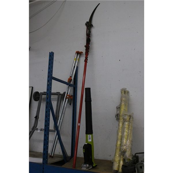 Tree Pruner, Sunjoy Cordless Blower - No Charger