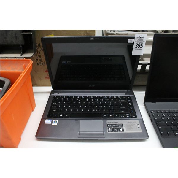Acer Laptop Computer - No Hard Drive/Adapter