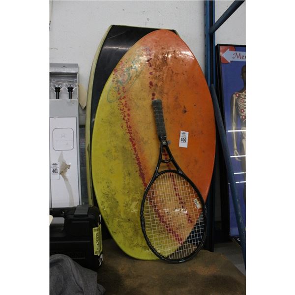 Boogie Board, Skim Board, Tennis Racket