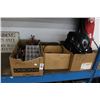 Image 1 : Boxes 2 w/Chaulk Guns, Tools, Oil Filter Tools, Catchers Helmet