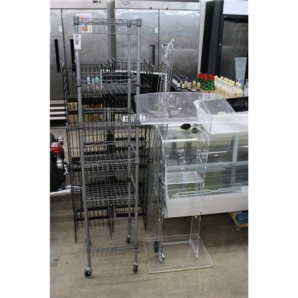 Asst. Merchandisers, Plexi Glass Lecturn