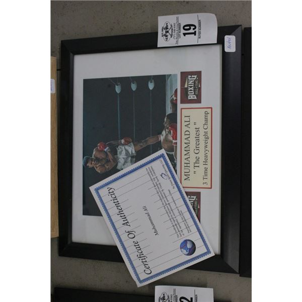 Muhammed Ali Autographed Photo w/COA