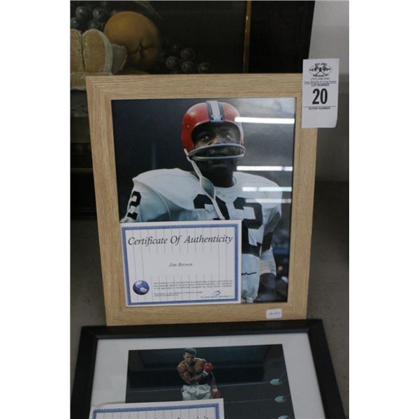 Jim Brown Autographed Photo w/COA