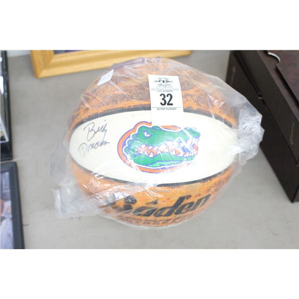 FL. Gator Bill Dmoren Autographed Basketball