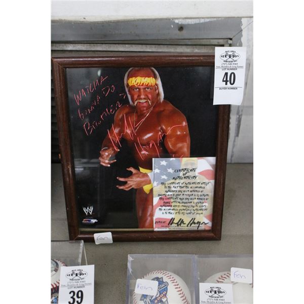 Hulk Hogan Autographed Photo w/COA