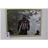 Image 1 : Captain America Framed Autographed Photo