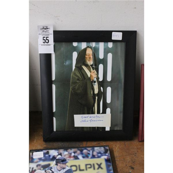 Sir Alex Guiness Signed Star Wars Photo