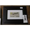 Image 1 : DJT Autographed Business Card - Framed