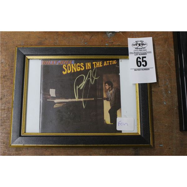 Billy Joel Framed CD Cover