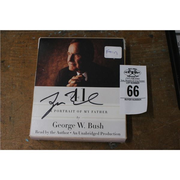 George Bush Autographed Audio Book