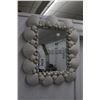 Image 1 : Sea Shell Framed Mirror - Approx. 15"  X  20"  - No Shipping