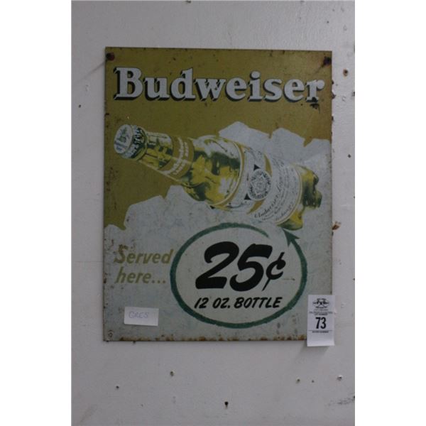 Vintage Budweiser Sales Tin