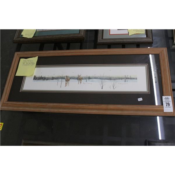 Framed Wall Art Safe Crossing by Morgan
