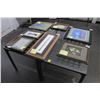 Image 4 : 2-Metal w/Glass Top Rectangular Dining Tables - 2 X $