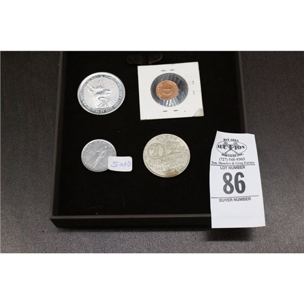 Asst. Collector Coins 4, Vintage Golden Nugget Token