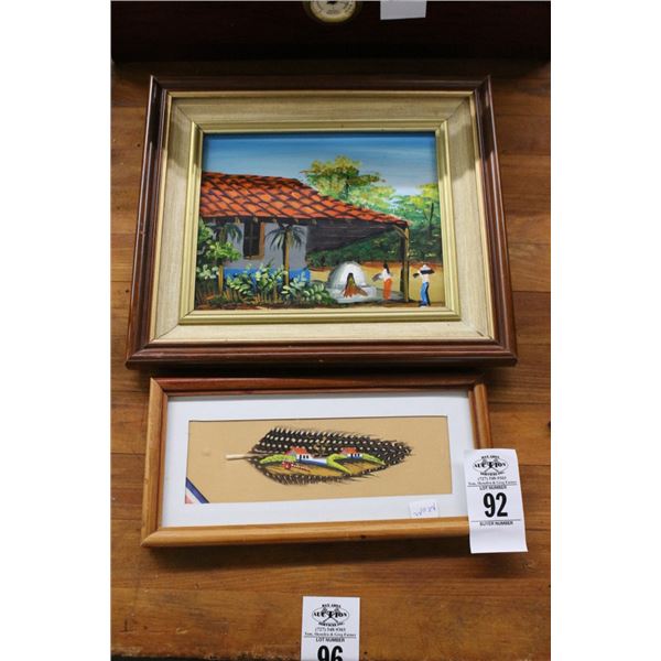 Framed Small Tropical Art - 2