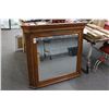 Image 1 : Large Cherry Mantle Framed Mirror - No Shipping