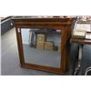 Image 2 : Large Cherry Mantle Framed Mirror - No Shipping