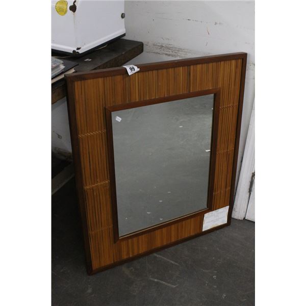Bamboo Framed Mirror - No Shipping
