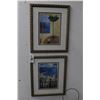 Image 1 : Framed Med/Sea Scape Wall Art - 2