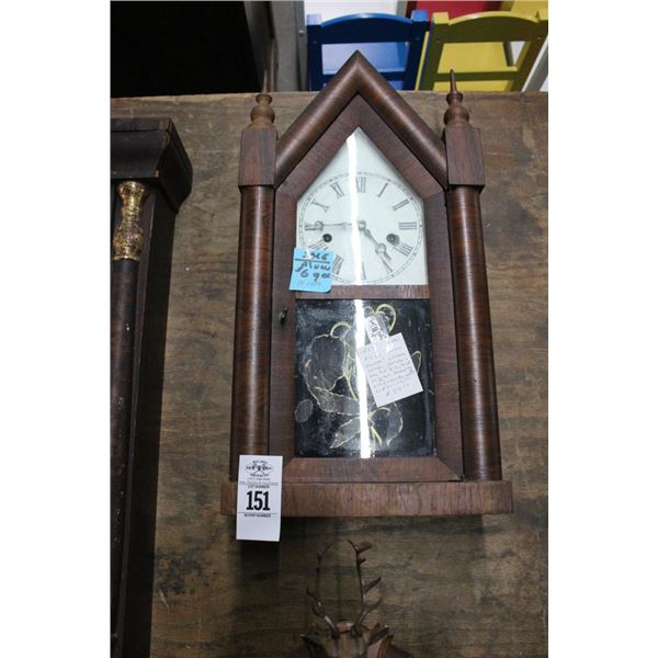 30 Hr. New Haven Steeple Style Mantle Clock