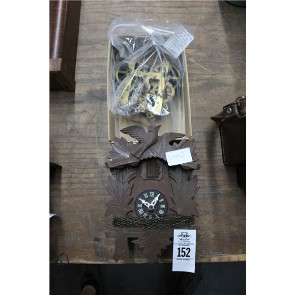 Small Bird Motif Cuckoo Clock