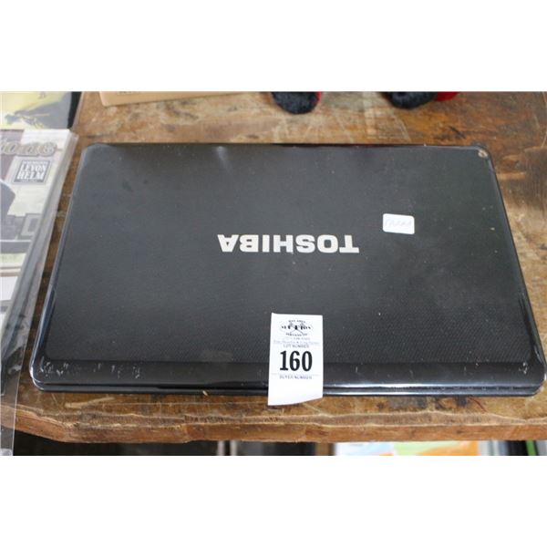 Toshiba Laptop Computer - No Adapter/Hard Drive