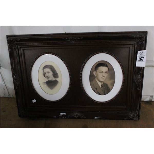 Ornately Framed Vintage Photos