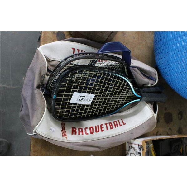 Racquetball Rackets w/Duffle