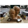 Image 2 : Carved Bust of Mother/Daughter