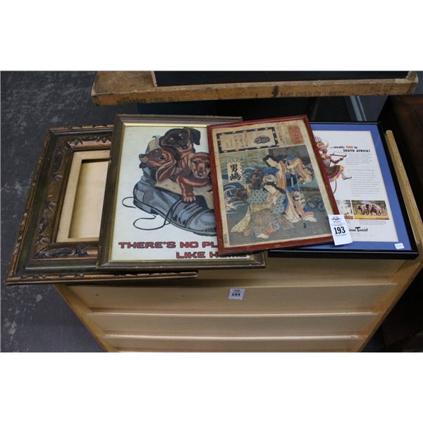 Framed Inspiration, Oriental Wall Art, Picture Frame Promotion