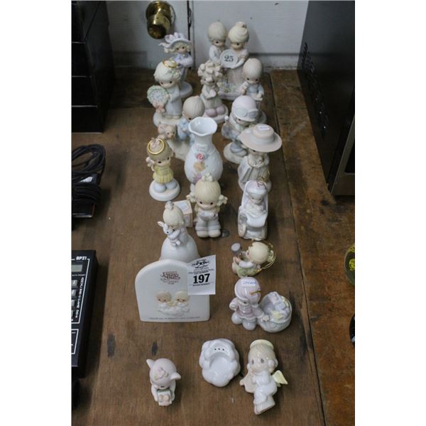 17-Precious Moments Collector Figurines - 17 X $