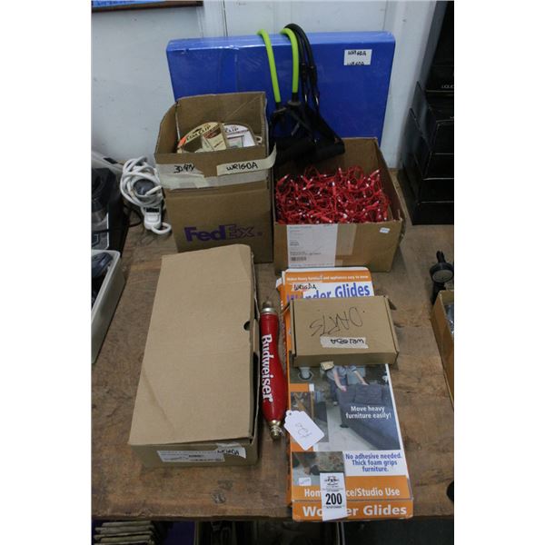 Lighting Accessories, Money Clips, Furniture Glides, String Lights, More