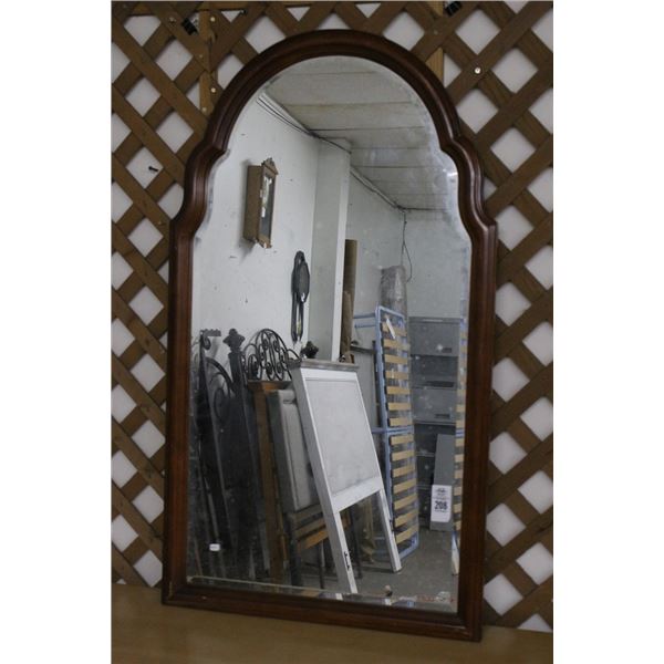 Arched Framed Mirror - No Shipping