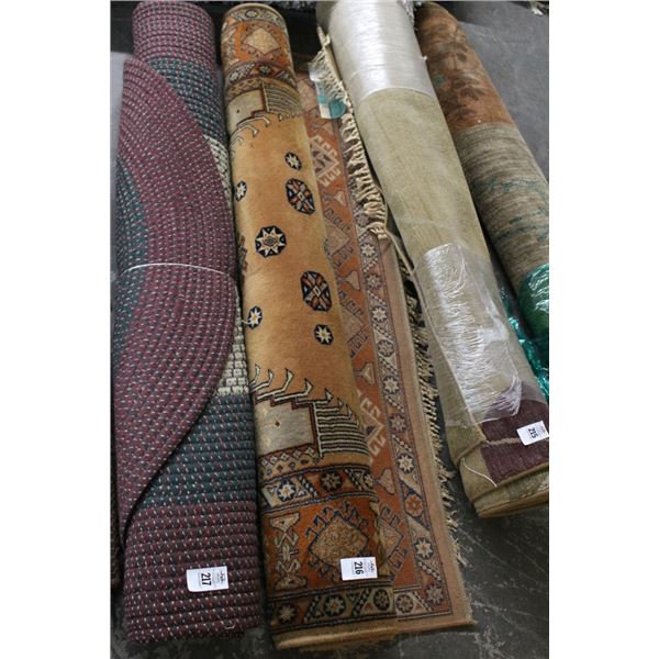 Reddish Approx.  6'  X  8'  Area Rug