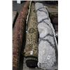 Image 1 : Tan/Black Trim Oriental Approx.  8'  X  10'  Area Rug