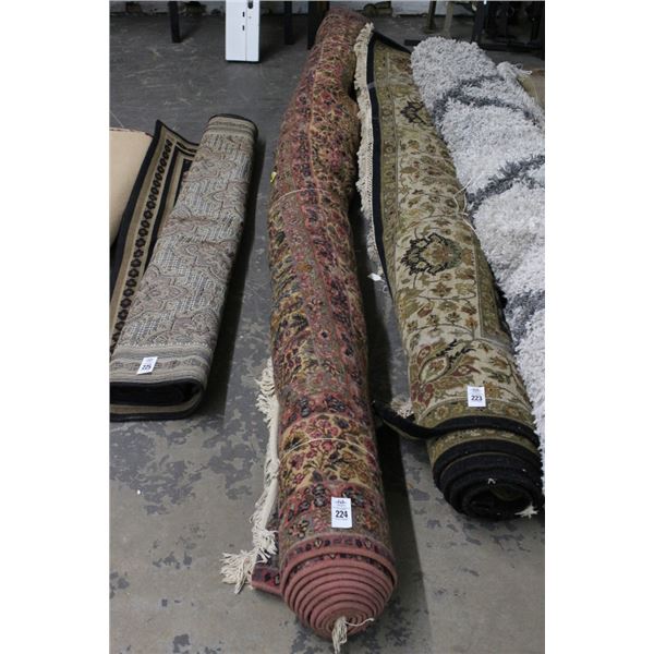 Floral Oriental Approx  10'  X  12'  Area Rug
