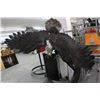 Image 3 : 5'  T  X  4'  W  Bronze Eagle Statuary Signed Dania