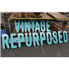 Image 1 : Lighted Signs "Vintage Repurposed"  - No Shipping