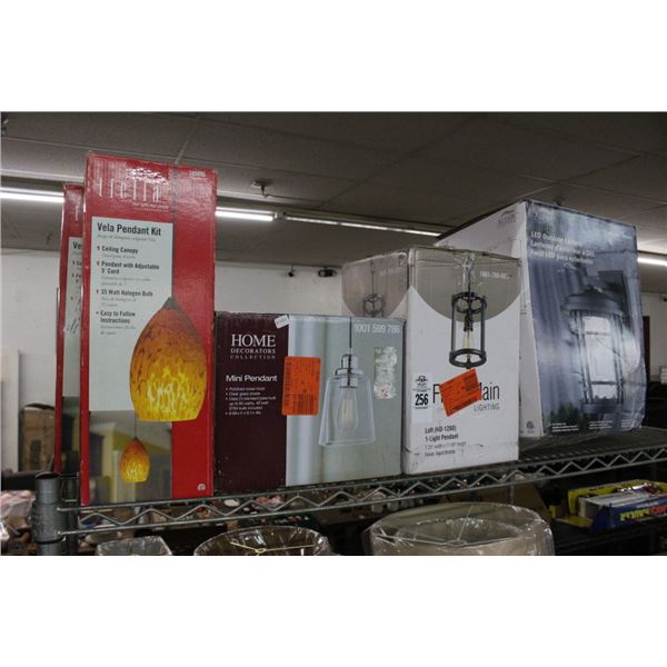 4-Hanging/Sconce Light Fixture - NEW - 4 X $