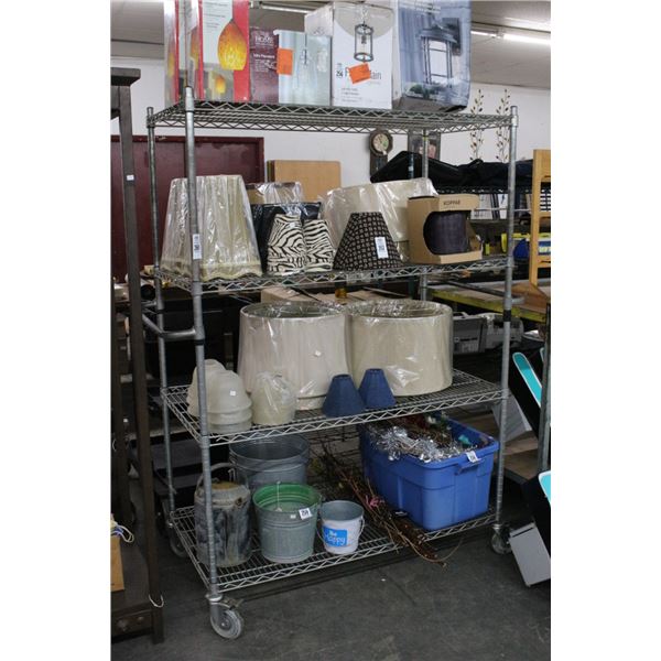 Metro 4 Shelf Cart