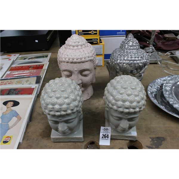 Buddha Busts - 4