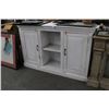 Image 1 : Distressed White Hall Cabinet