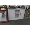 Image 2 : Distressed White Hall Cabinet