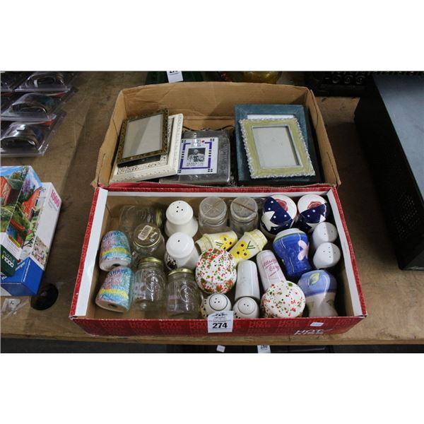 Asst. Shakers, Small Photos Frames